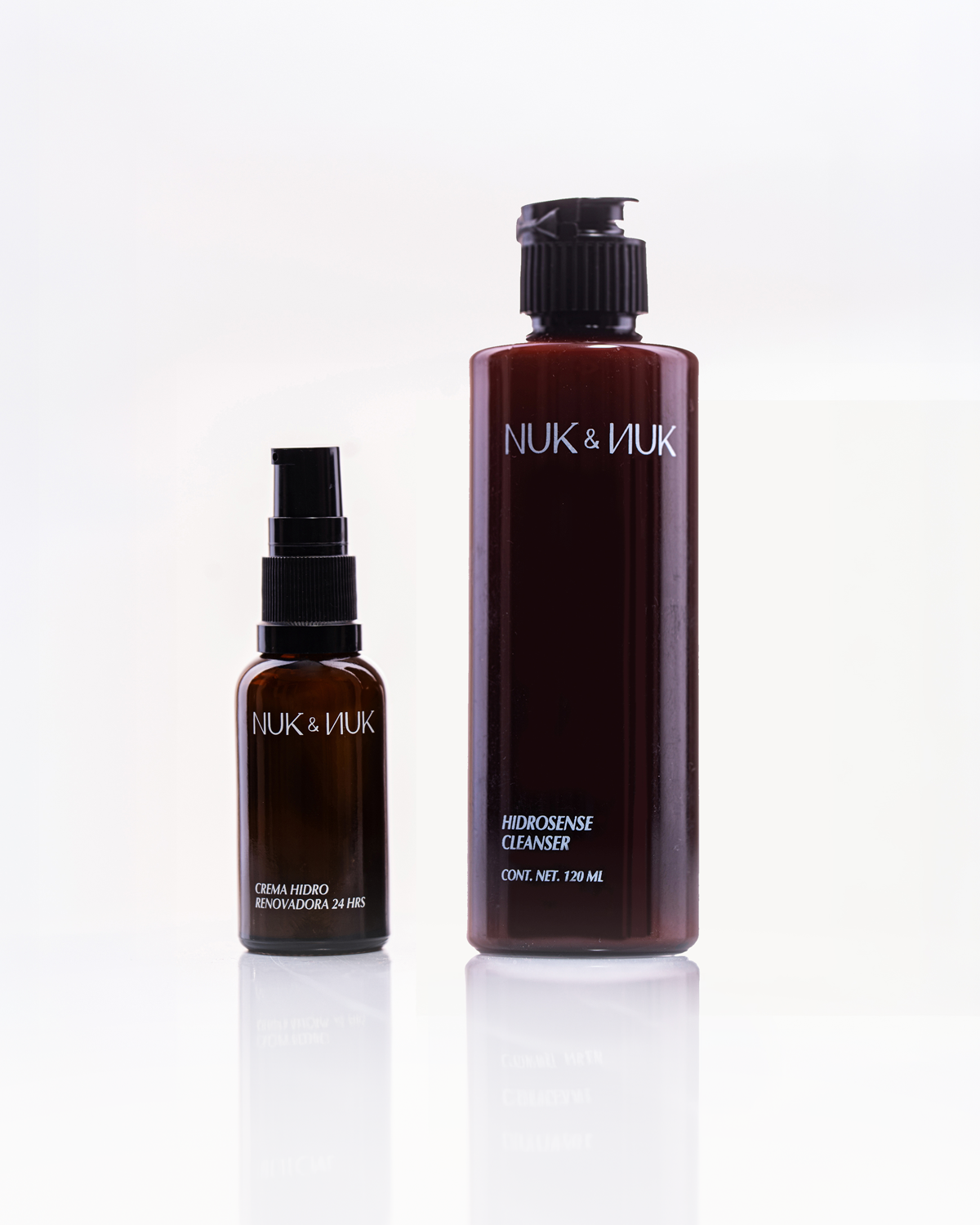 Dúo Esencial Nuk &amp; Nuk: Crema Facial Hidro-Renovadora 30 ml y Hidrosense Cleanser 120 ml